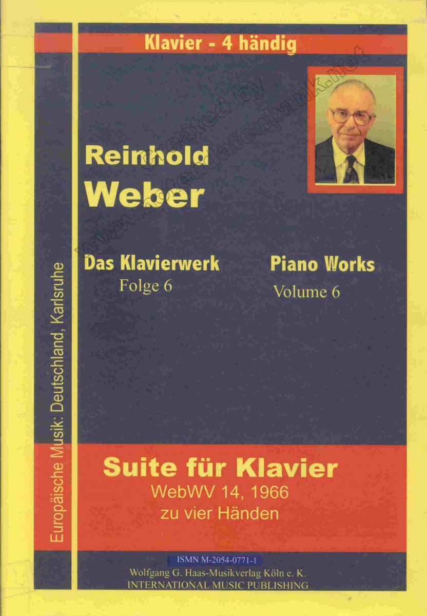 Suite für Klavier zu 4 Händen - klik hier Suite für Klavier zu 4 Händen - klik hier