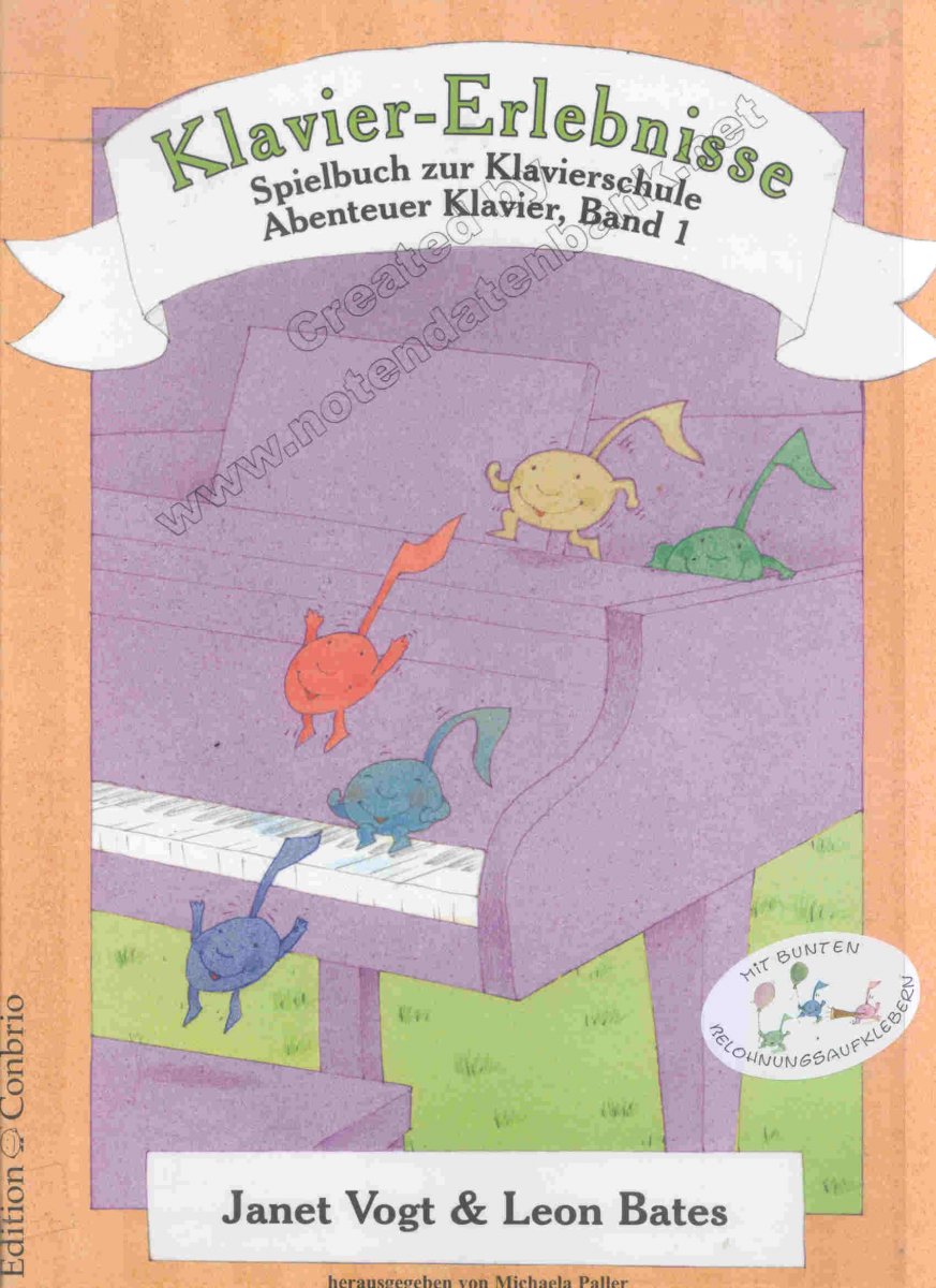 Klavier-Erlebnisse: Spielbuch zur Klavierschule #1 - klik hier