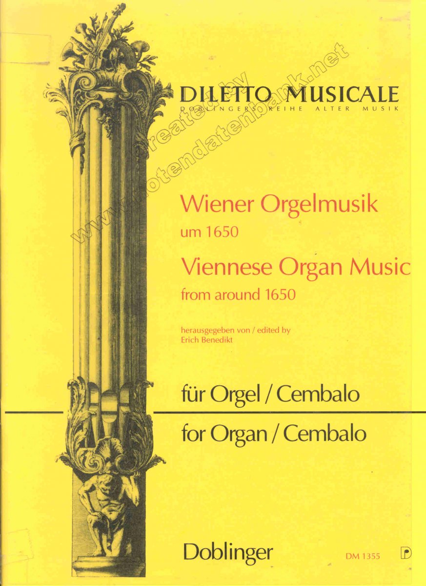 Wiener Orgelmusik um 1650 / Viennese Organ Music from around 1650 - klik hier