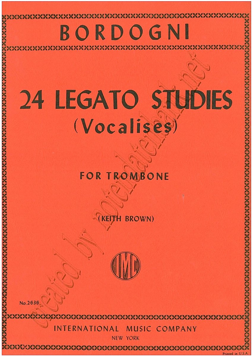 24 Legato Studies (Vocalises) - klik hier
