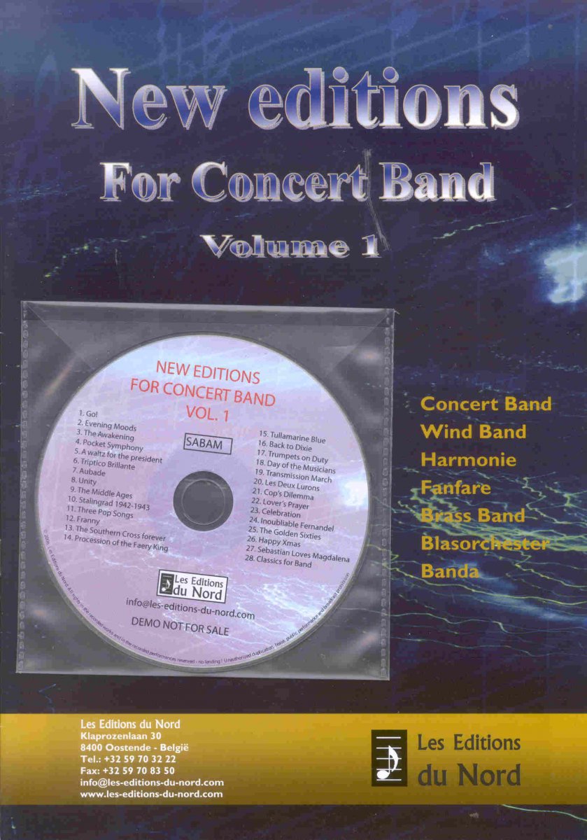 Les Editions du Nord: New editions for Concert Band #1 - klik hier