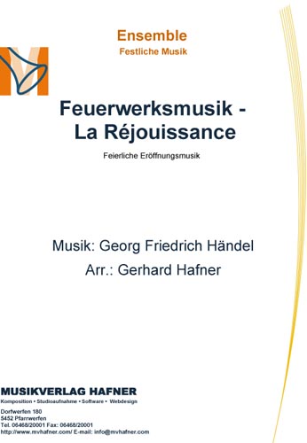 Feuerwerksmusik - La Rjouissance - klik hier
