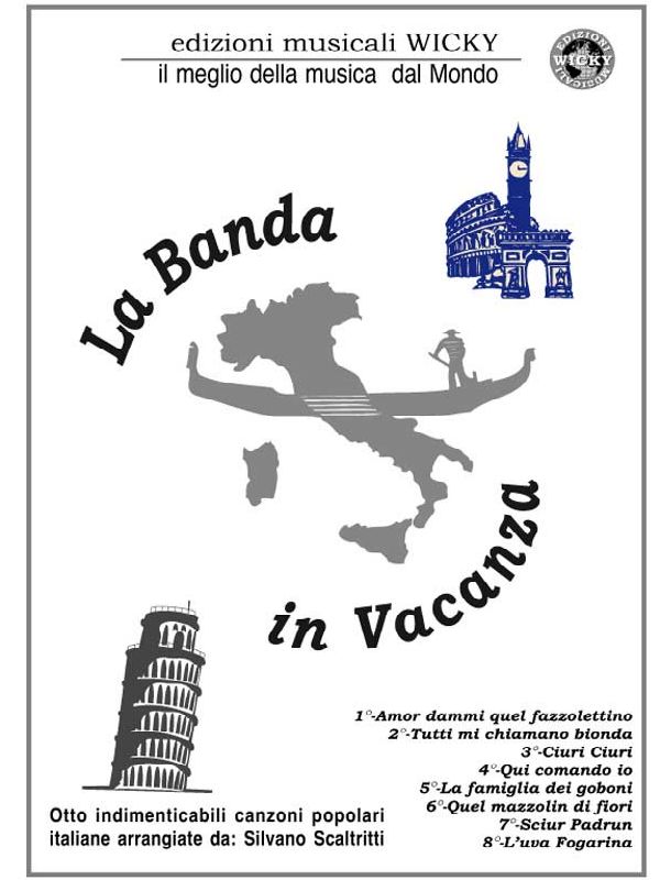 La Banda in Vacanza (8 popular Italian songs) - klik hier