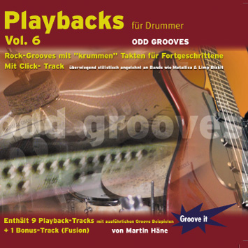 Playbacks f�r Drummer #6 (Odd Grooves) - klik hier