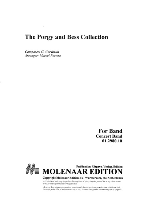 Porgy and Bess Collection, The - klik hier