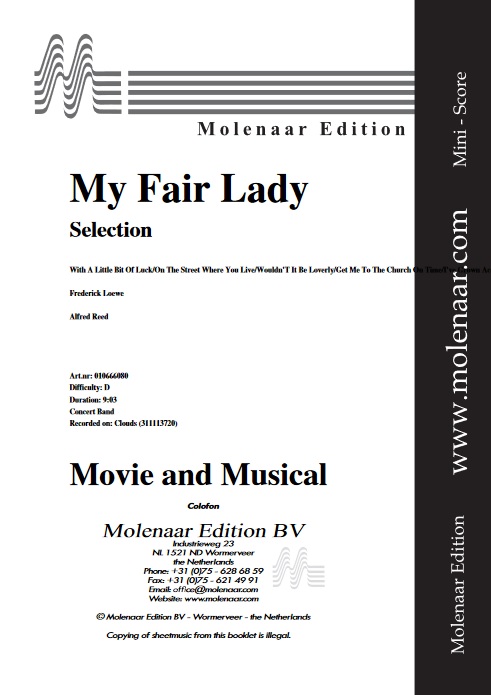 My Fair Lady (Selection from the Musical) - klik hier