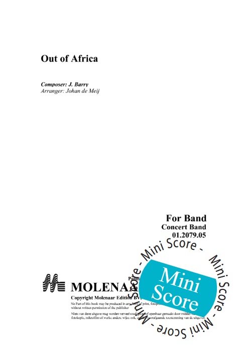 Out of Africa (Maintheme from the Movie) - klik hier