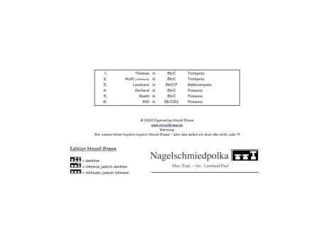 Nagelschmiedpolka - klik hier Nagelschmiedpolka - klik hier