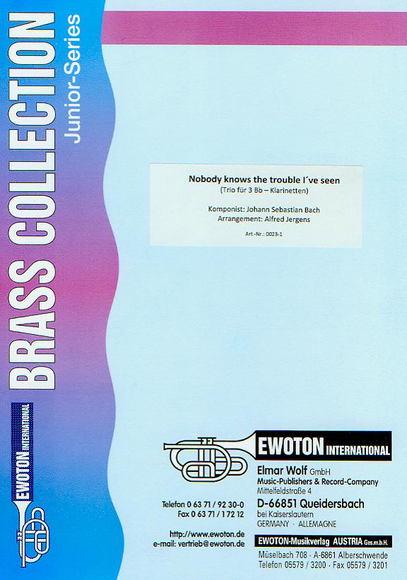 Nobody knows the trouble l've seen - klik hier