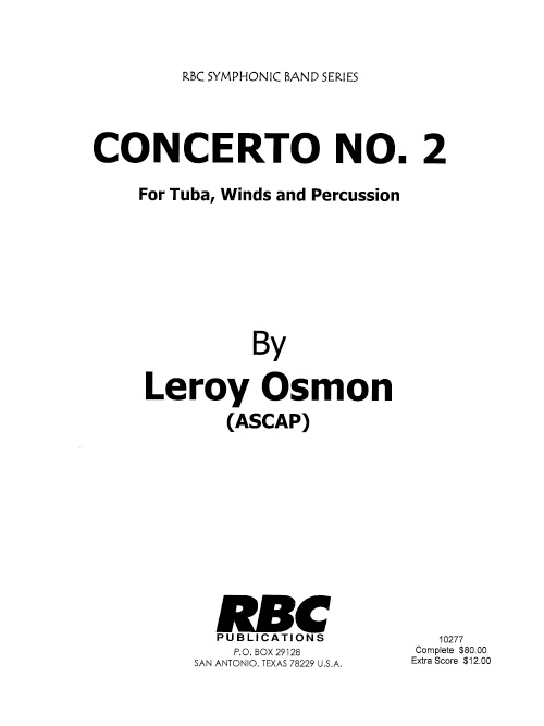 Concerto #2 for Tuba, Winds and Percussion - klik hier