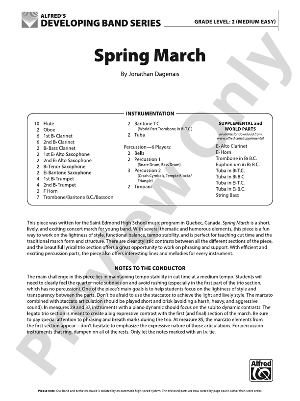 Spring March - klik hier