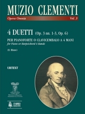 4 Duets (Op. 3 Nos. 1-3, Op. 6) for Piano (Harpsichord) 4 Hands - klik hier 4 Duets (Op. 3 Nos. 1-3, Op. 6) for Piano (Harpsichord) 4 Hands - klik hier