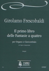 Il primo libro delle Fantasie a quattro for Organ or Harpsichord - klik hier
