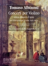 Violin Concertos without Opus Number for principal Violin, 2 Violins, Viola and Basso. Vol. 1: Concerto in D major, Co 1 - klik hier