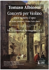 Violin Concertos without ...;Vol. 2: Concerto in C major, Co 2 (with variants Co 2a and Co 2b). - klik hier