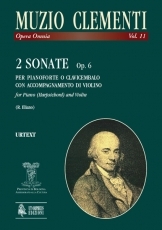 2 Sonatas Op. 6 for Piano (Harpsichord) and Violin - klik hier