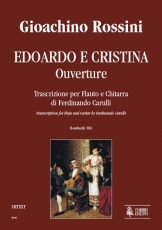 Edoardo e Cristina. Ouverture. Transcription by Ferdinando Carulli for Flute and Guitar - klik hier