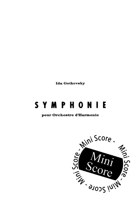 Symphonie pour Orchestre d'Harmonie - klik hier