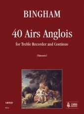 40 Airs Anglois for Treble Recorder and Continuo - klik hier