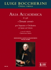 Aria Accademica G 558 «Tornate sereni» for Soprano and Orchestra - klik hier Aria Accademica G 558 «Tornate sereni» for Soprano and Orchestra - klik hier