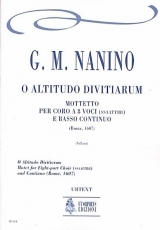 O Altitudo Divitiarum. Motet for Eigth-part Choir (SATB-SATB) and Continuo - klik hier