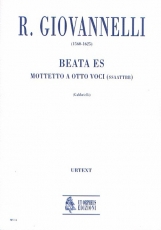 Beata es. Motet for 8 Voices (SATB-SATB) - klik hier