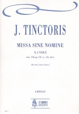 Missa sine nomine No. 1 for 3 Voices - klik hier