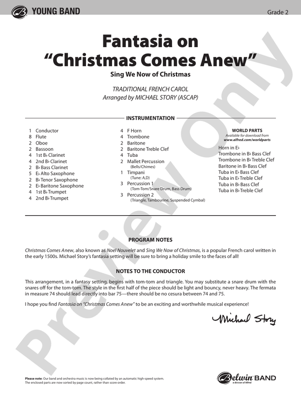 Fantasia on 'Christmas Comes Anew' - klik hier