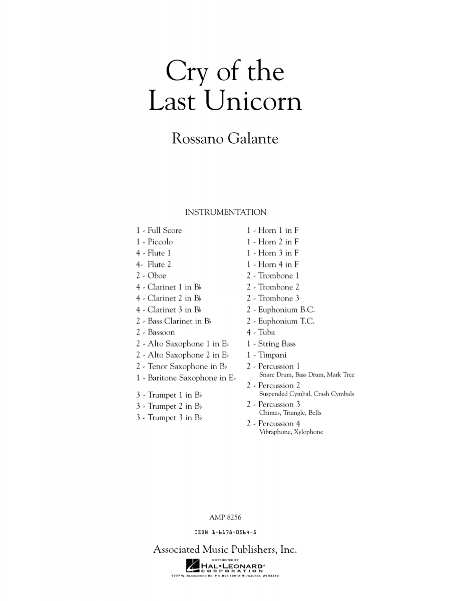 Cry of the Last Unicorn - klik hier