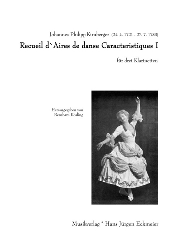 Recueil d'Airs de danse Caracteristique I - klik hier