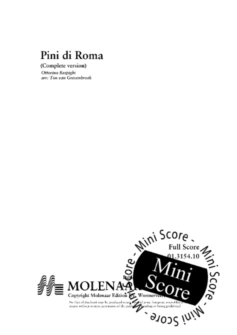 Pini di Roma (Complete version) - klik hier