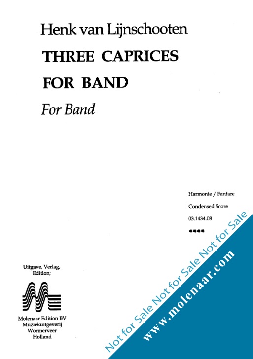 3 Caprices for Band (Three) - klik hier