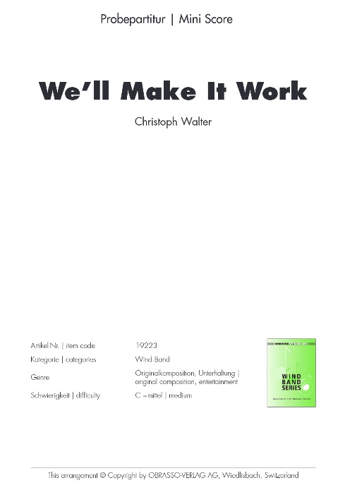 We'll Make It Work (Wir schaffen das) - klik hier