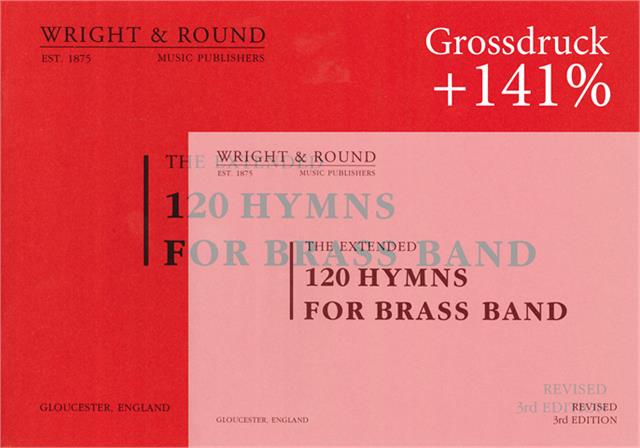 120 Hymns for Brass and Wind Band - Grossdruck - klik hier