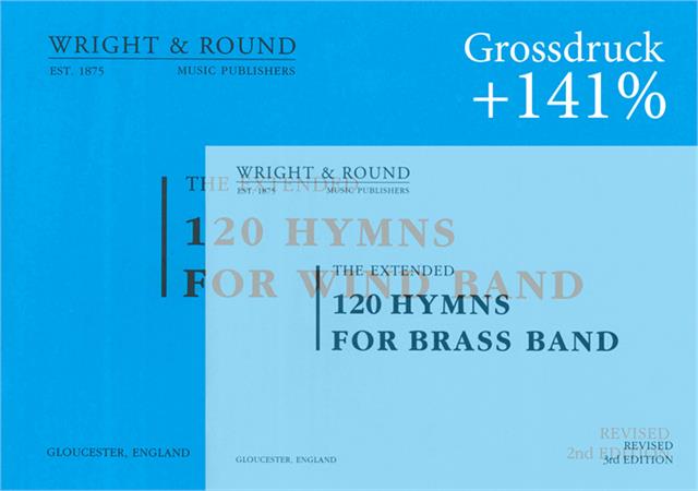 120 Hymns for Brass and Wind Band - Grossdruck - klik hier
