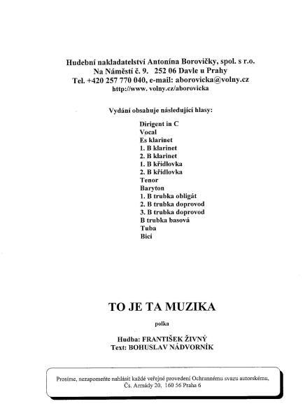 Das ist Musik (To ja ta Muzika) - klik hier Das ist Musik (To ja ta Muzika) - klik hier