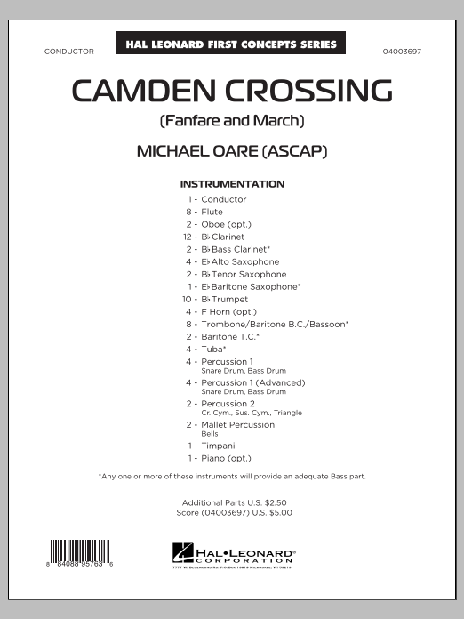 Camden Crossing (Fanfare and March) - klik hier