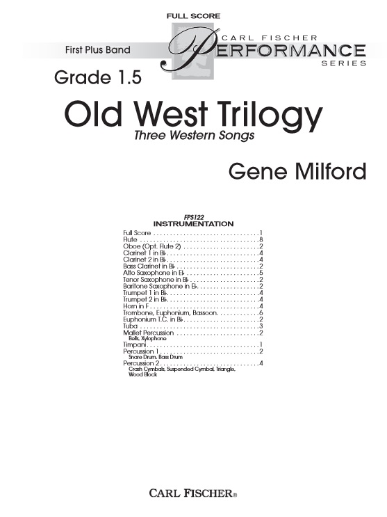 Old West Trilogy (3 Western Songs) - klik hier