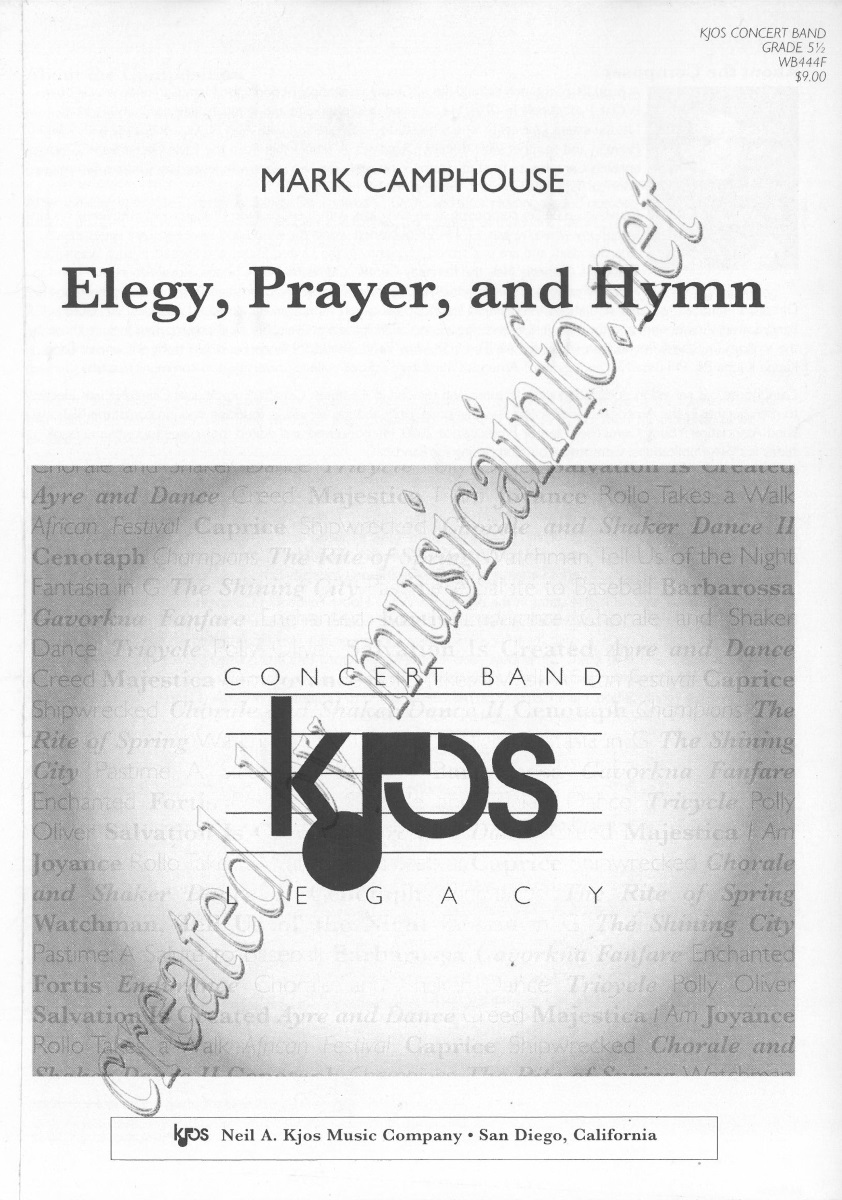 Elegy, Prayer, and Hymn - klik hier