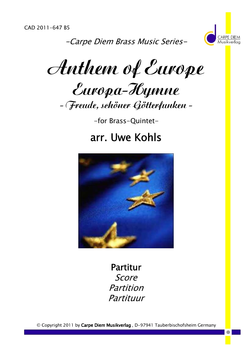 Europa-Hymne - Freude schöner Götterfunken - klik hier Europa-Hymne - Freude schöner Götterfunken - klik hier