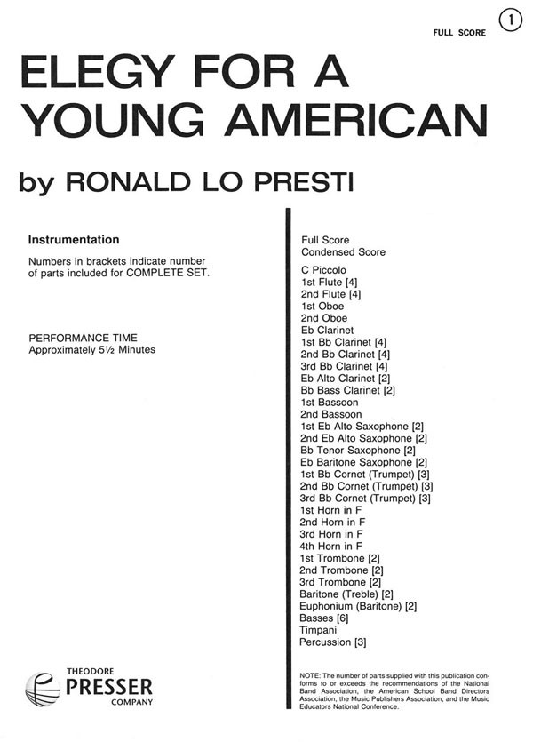 Elegy for a Young American - klik hier