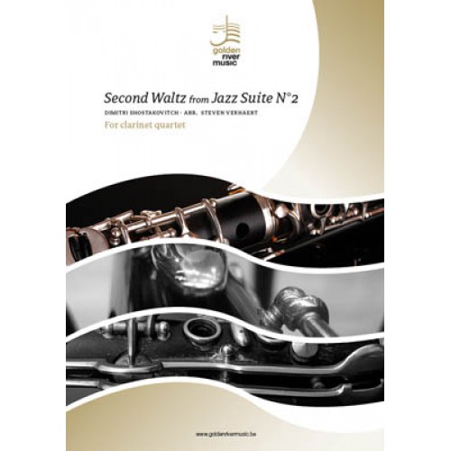 Second Waltz (from 'Jazz Suite #2') - clarinet quartet - klik hier