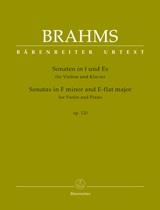Sonatas in F minor and E-flat major after op. 120 - klik hier