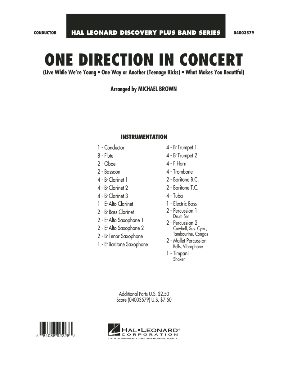 One Direction - In Concert - klik hier