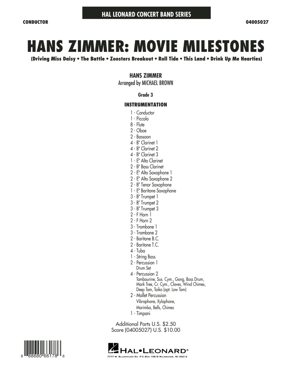 Hans Zimmer: Movie Milestones - klik hier