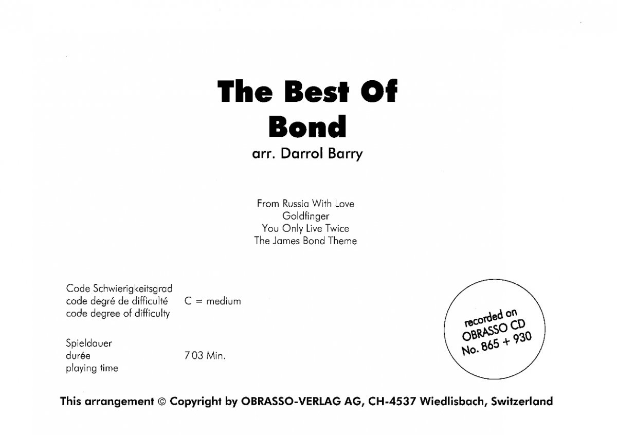 Best of Bond, The - klik hier