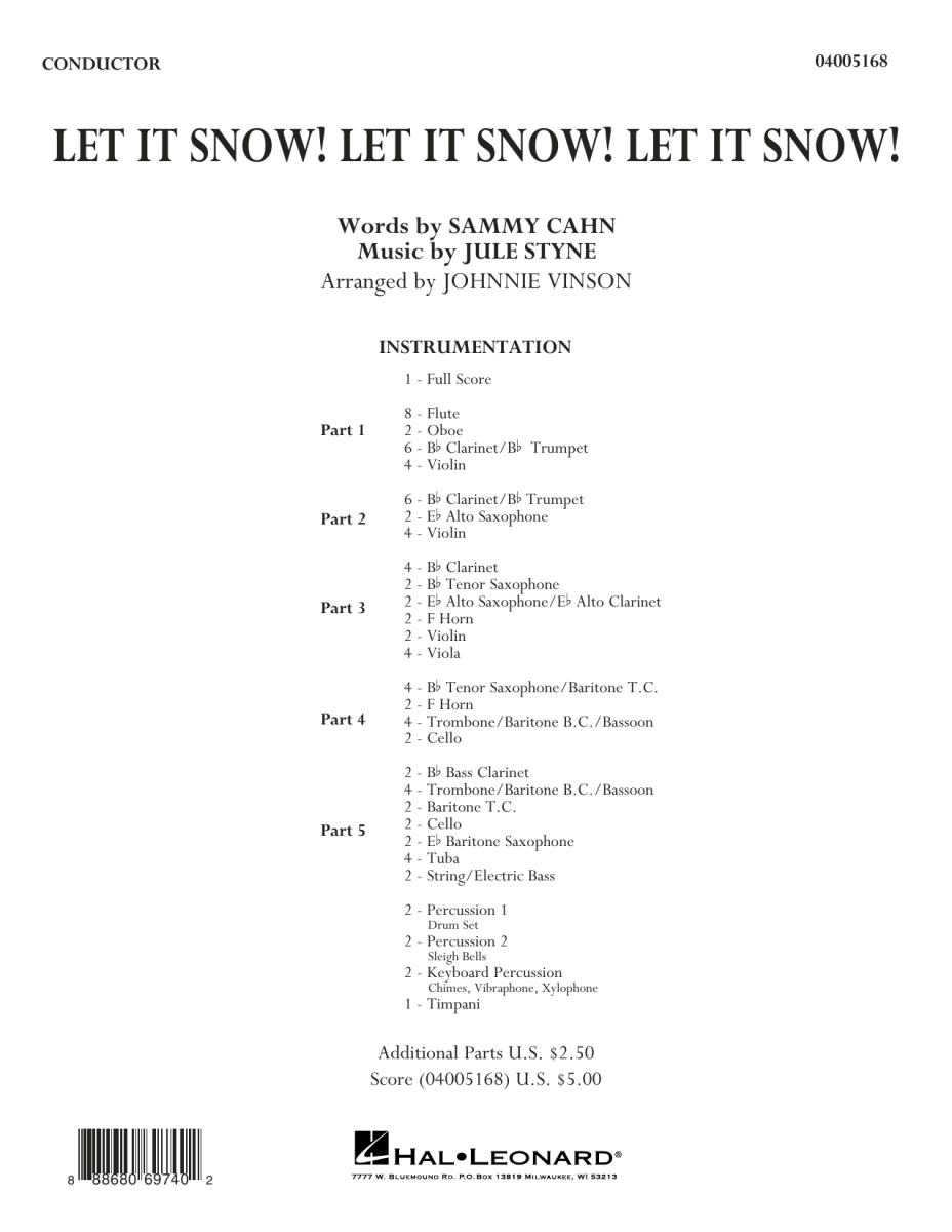 Let It Snow! Let It Snow! Let It Snow! - klik hier