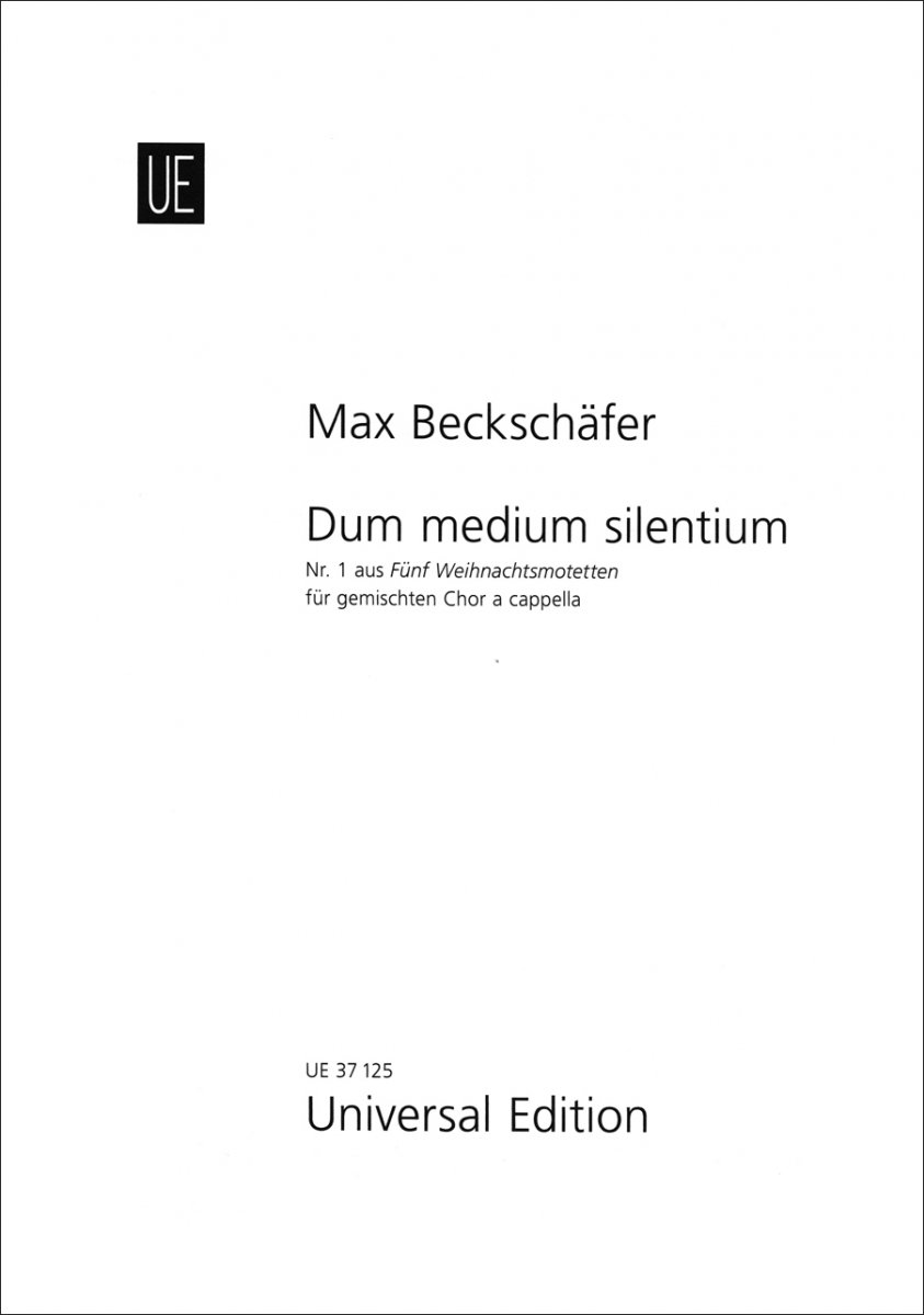 5 Weihnachtsmotetten; #1: Dum medium silentium) - klik hier