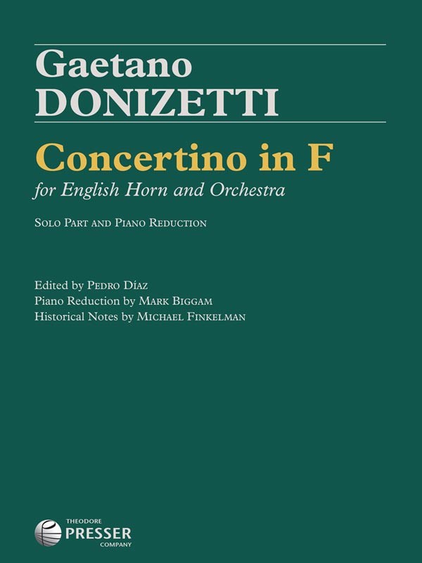 Concertino in F for English Horn and Orchestra - klik hier Concertino in F for English Horn and Orchestra - klik hier