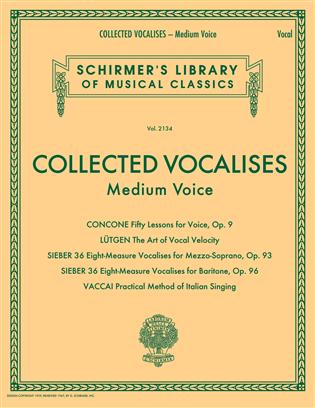 Collected Vocalises: Medium Voice - klik hier